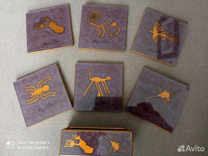 Подставки для стаканов. Береста