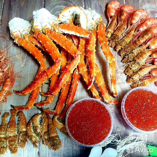 Креветки,рыба,икра,снеки,мясные чипсы морепродукты