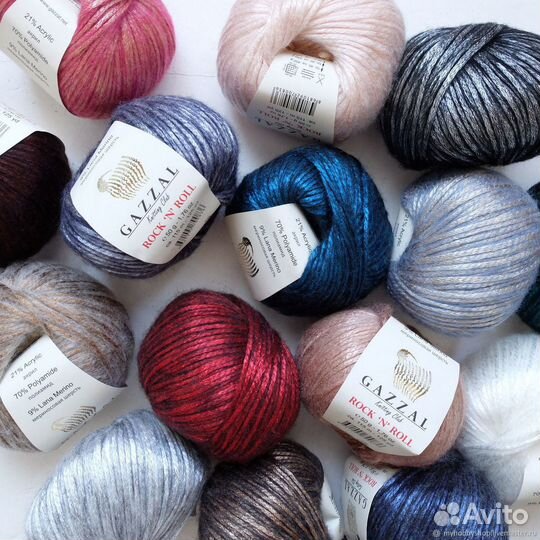 Пряжа для вязания Рок-н-рол