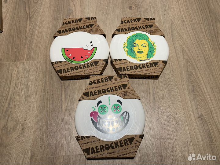 Фриcби/Летающий диск Aerocker в разных дизайнах