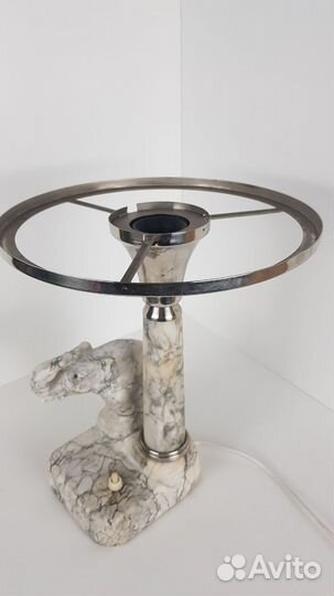 Настольная лампа СССР, мыльный камень