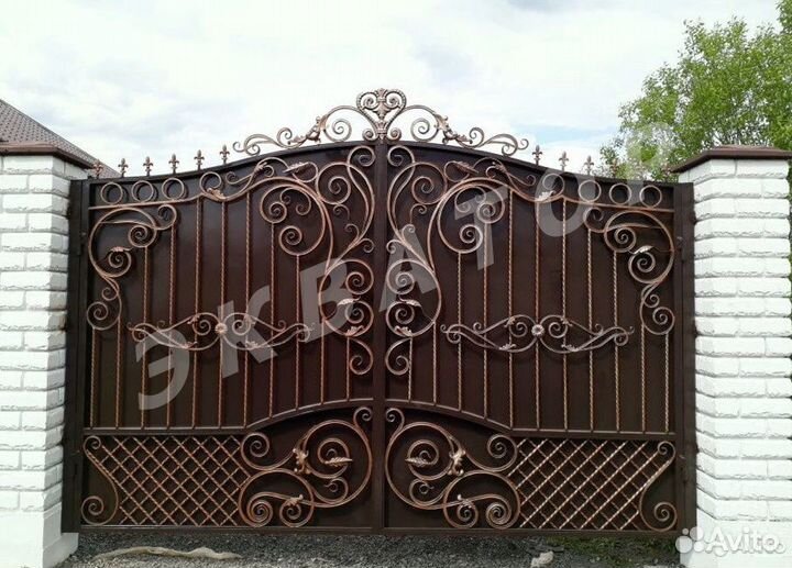 Кованые ворота
