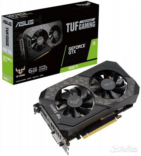 Видеокарта asus TUF Gaming GeForce GTX 1660 Ti 6Gb