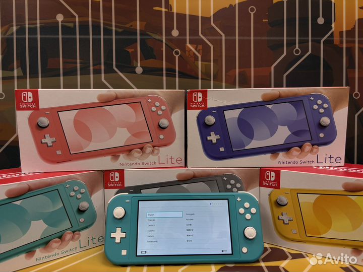 Nintendo switch lite новая прошитая