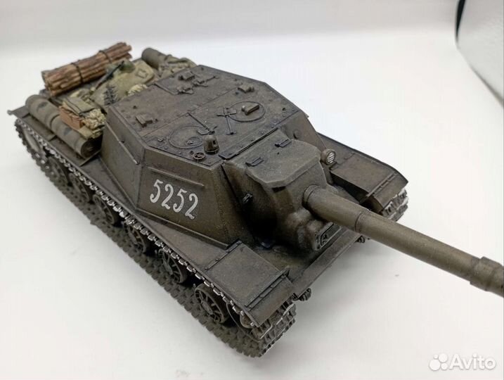 Модель пт сау су 152 в масштабе 135