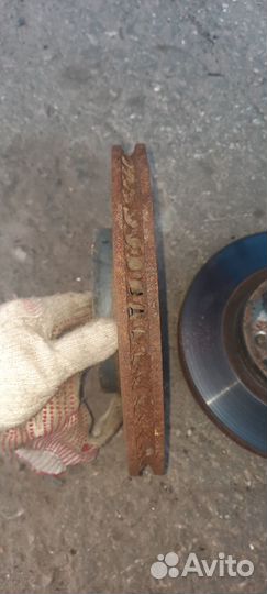 Диски тормозные передние тойота камри 55 б/у