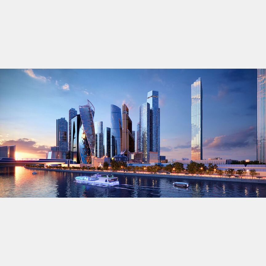 2-к. квартира, 80,8 м², 40/85 эт.