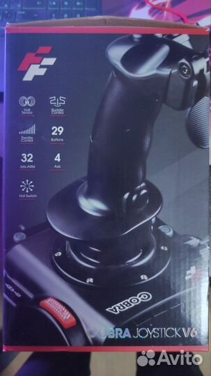 Flashfire Cobra Joystick v6 JS-3601V авиасимулятор
