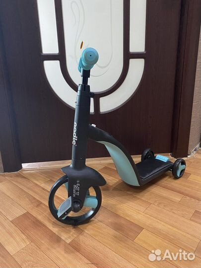 Детский самокат, трехколесный велосипед