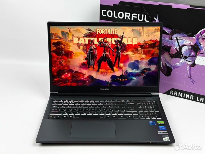 Игровой Colorful P15 RTX 4070 / I7-13650HX / 2.5K