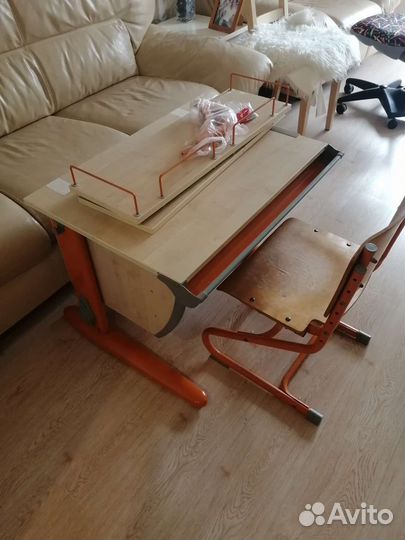 Умный письменный стол растущий + стул