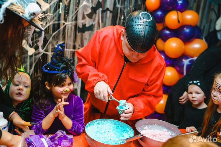 Пенное, научное шоу, квесты, анимация, выпускные