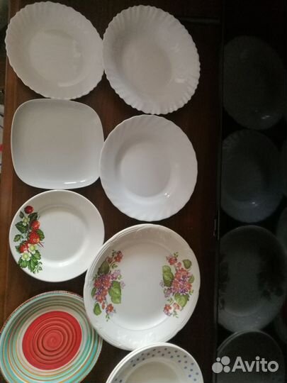 Тарелки разные для дома/дачи