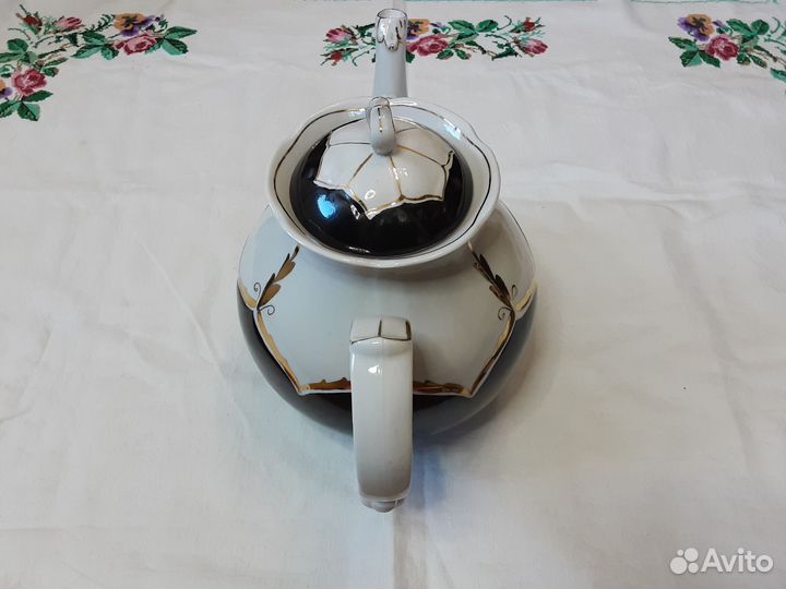 Большой заварочный доливной чайник СССР