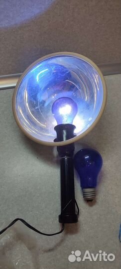 Синяя лампа. Бытовой рефлектор