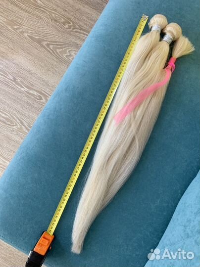 Натуральные волосы для наращивания 65 см