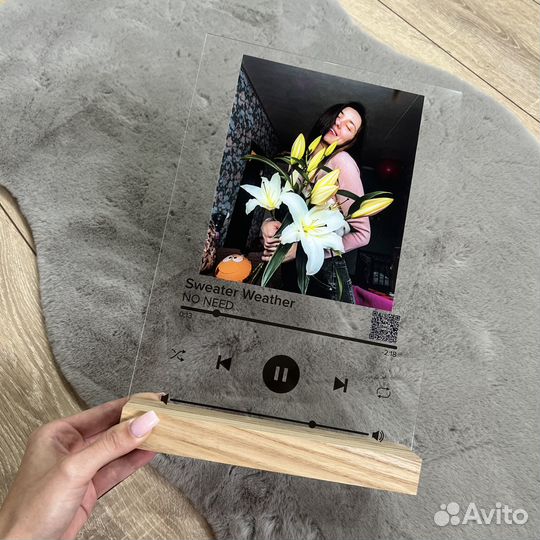 Трек-пластинка, живое фото