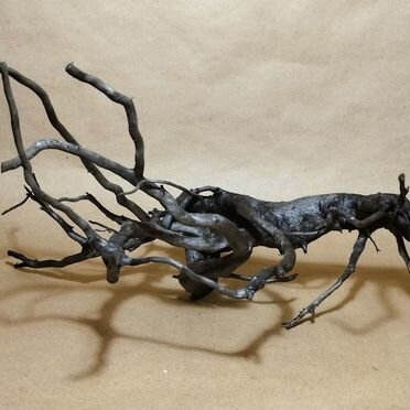 Коряга черная паучий корень 40*15*30 вк410