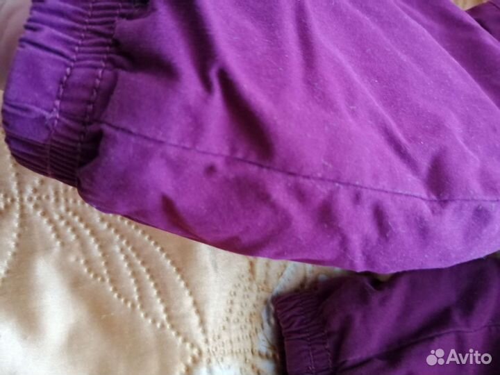 Утепленные штаны для девочки р 116