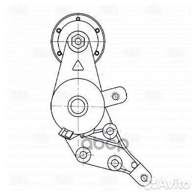 Ролик привод. ремня для а/м VW Golf IV (97) /Sk