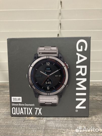 Garmin Quatix 7x Solar Ultimate Marine Smartwatch
