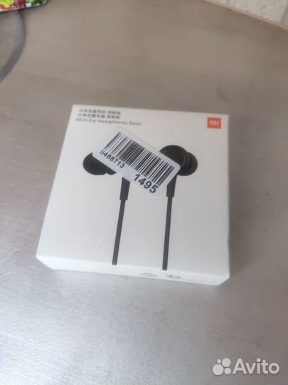 Наушники Xiaomi Mi Earphones Basic (Новые)