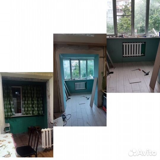 Утепление лоджии, балкона, ламинат, линолеум