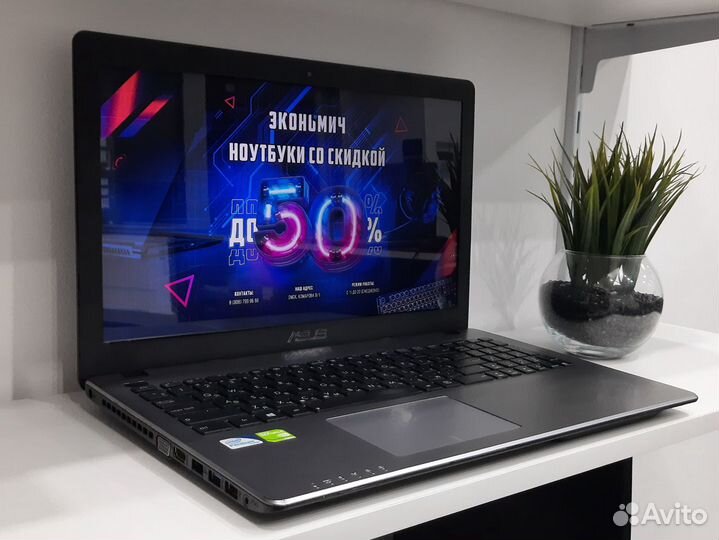 Ноутбук Asus / Новый акб + Гарантия