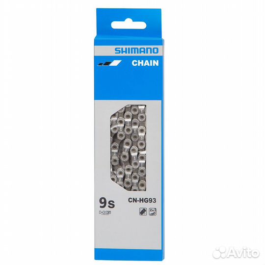 Велосипедная цепь Shimano XT HG-93, 116 зв., 9 ск