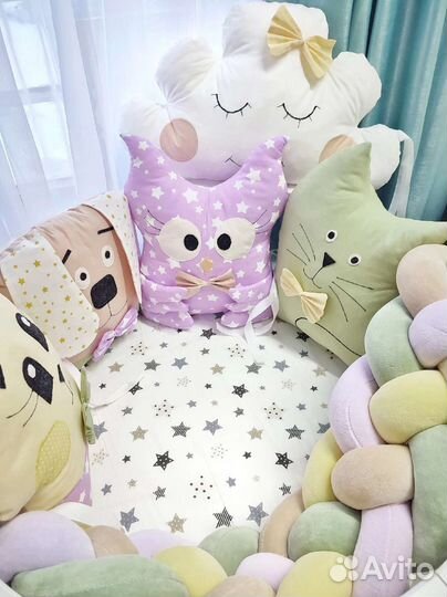 Бортики в кроватку