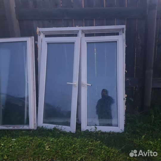 Деревянные окна со стеклопакетом бу