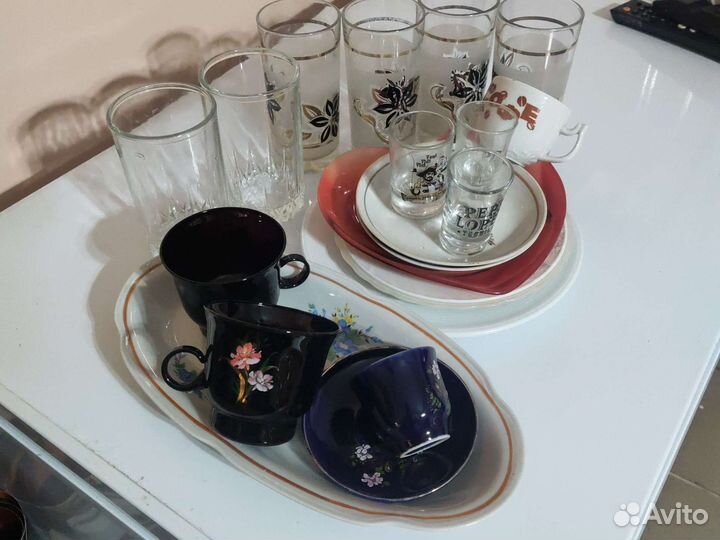 Набор посуды общий лот. Посуда СССР