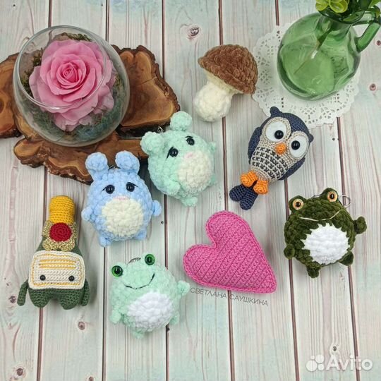 Игрушка в ладошку,брелок ручной работы