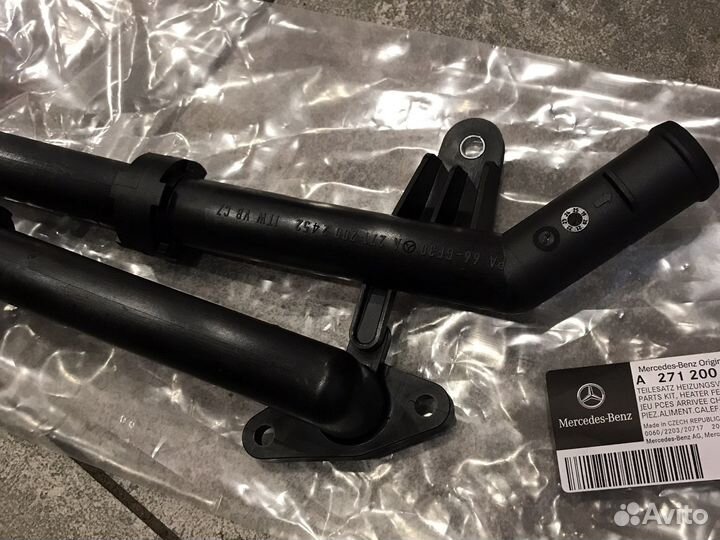 Патрубок охлаждения мерседес ом 271
