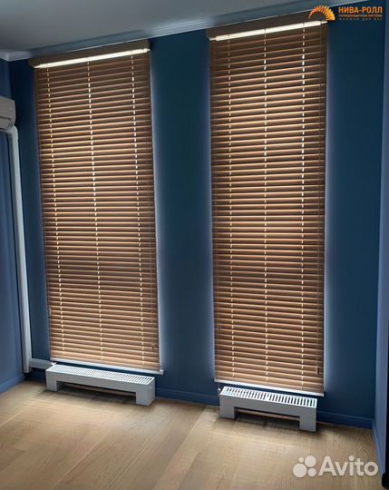 Деревянные жалюзи новые