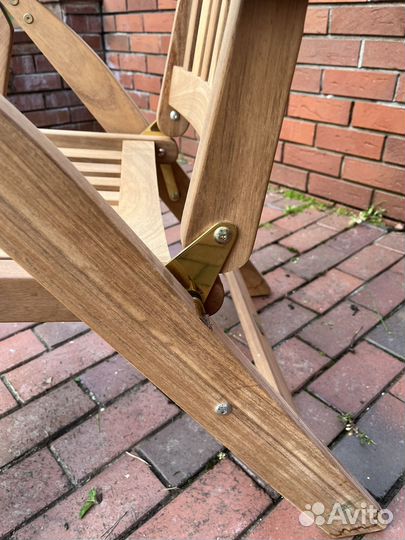 Кресло из дерева тик, складное