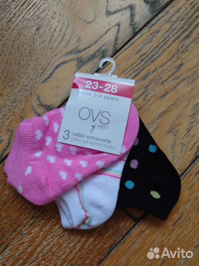 Носки OVS девочка 2-4/23-28 наборы