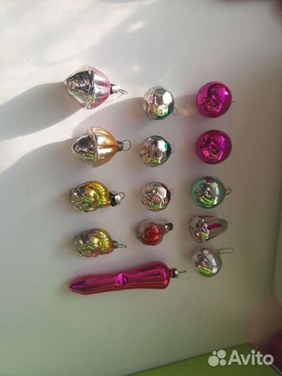 Елочные игрушки СССР (малютка)