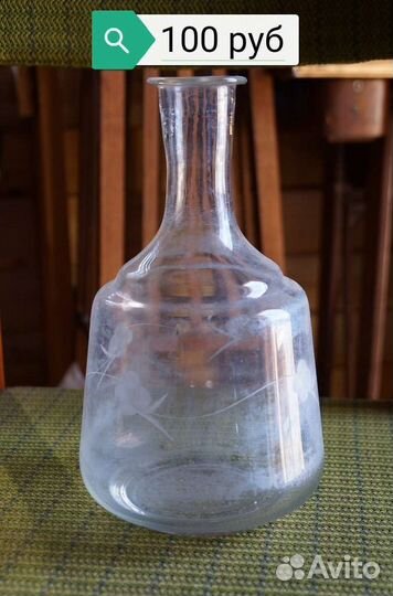 Графины разных видов. Винтаж