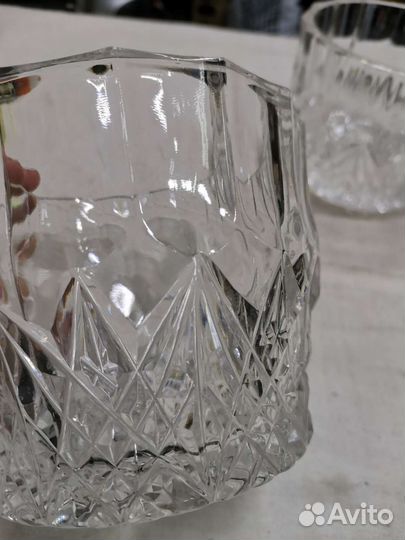 Салатницы хрустальные СССР 2 шт (Ч)