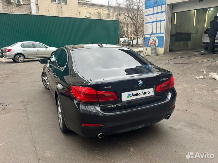 BMW 5 серия 2.0 AT, 2019, 180 000 км