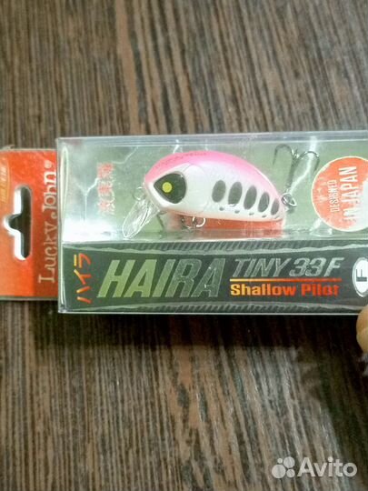 Воблер Lucky John Haira Tiny 33F Shallow Рilot/203
