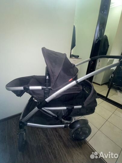 Коляска для двойни погодок