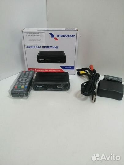 Тв-приставка DVB-T2 cadena CDT-100 (TC)