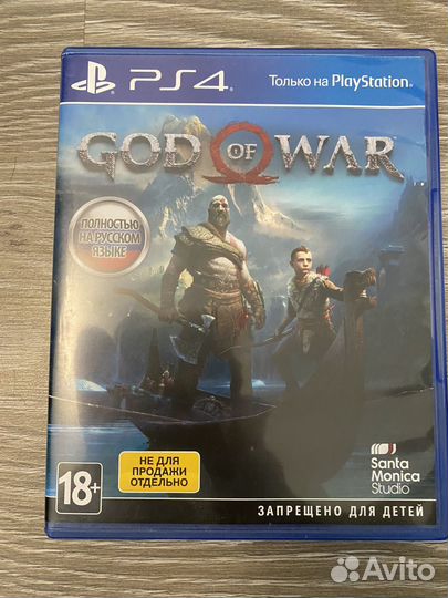 Продам диск для ps4 God of war