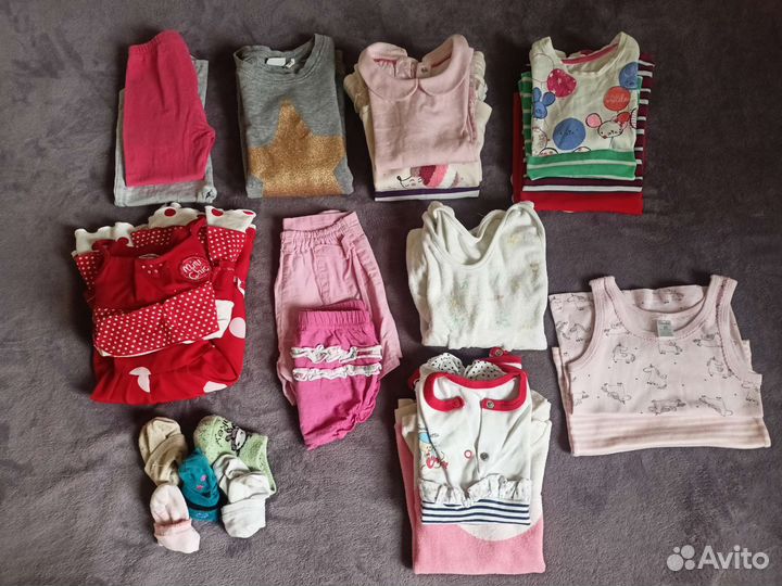 Вещи для девочки 1-2 годика пакетом