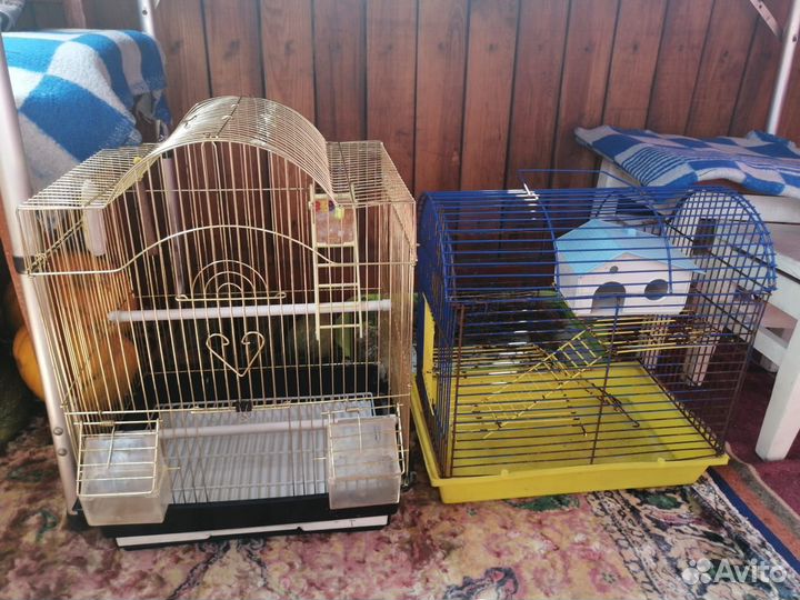 Клетка для попугая, клетка для хомяка