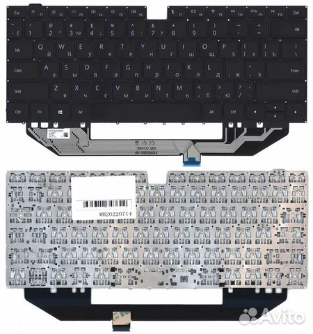 Клавиатура к Huawei matebook X pro черная