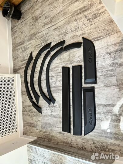 Накладки на двери и арки Renault Duster