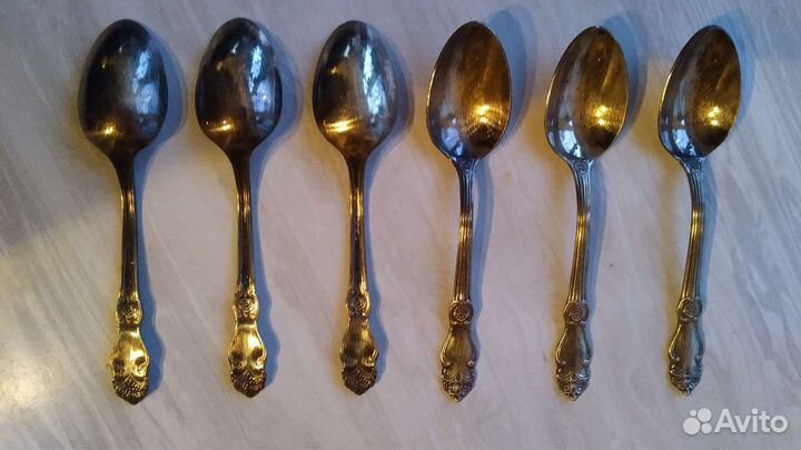 Мельхиоровые и серебряные ложки